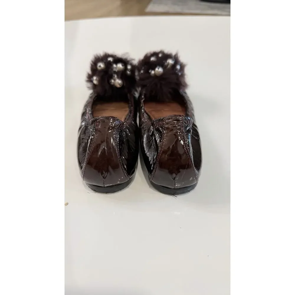 Ras Ballet Flats EUR 38 Bordeaux